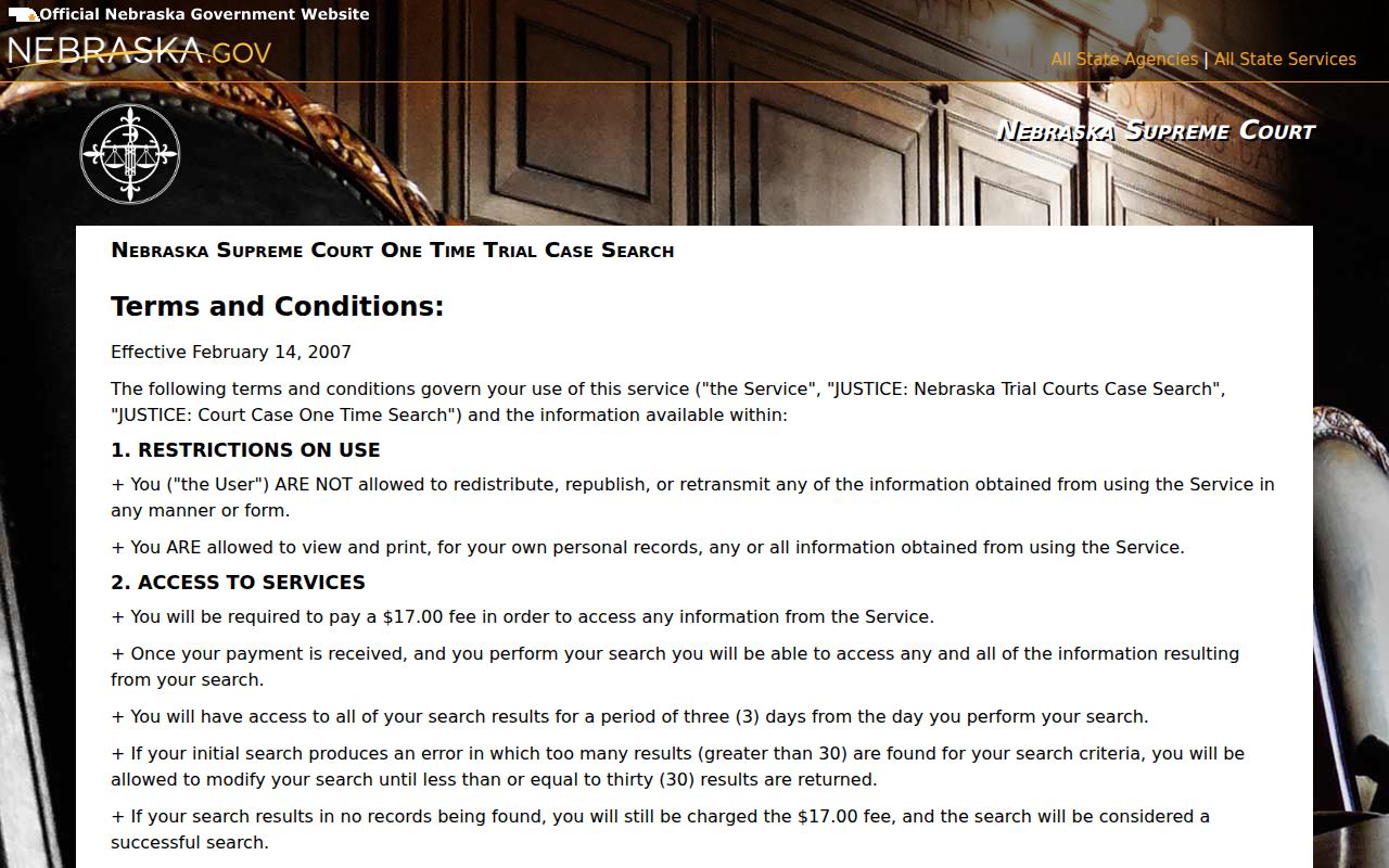 Boone County criminal court dockets source showing JUSTICE search terms