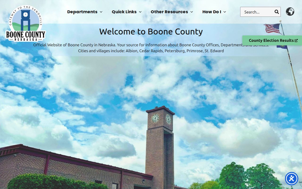 Primrose court records source showing Boone County official city and court links