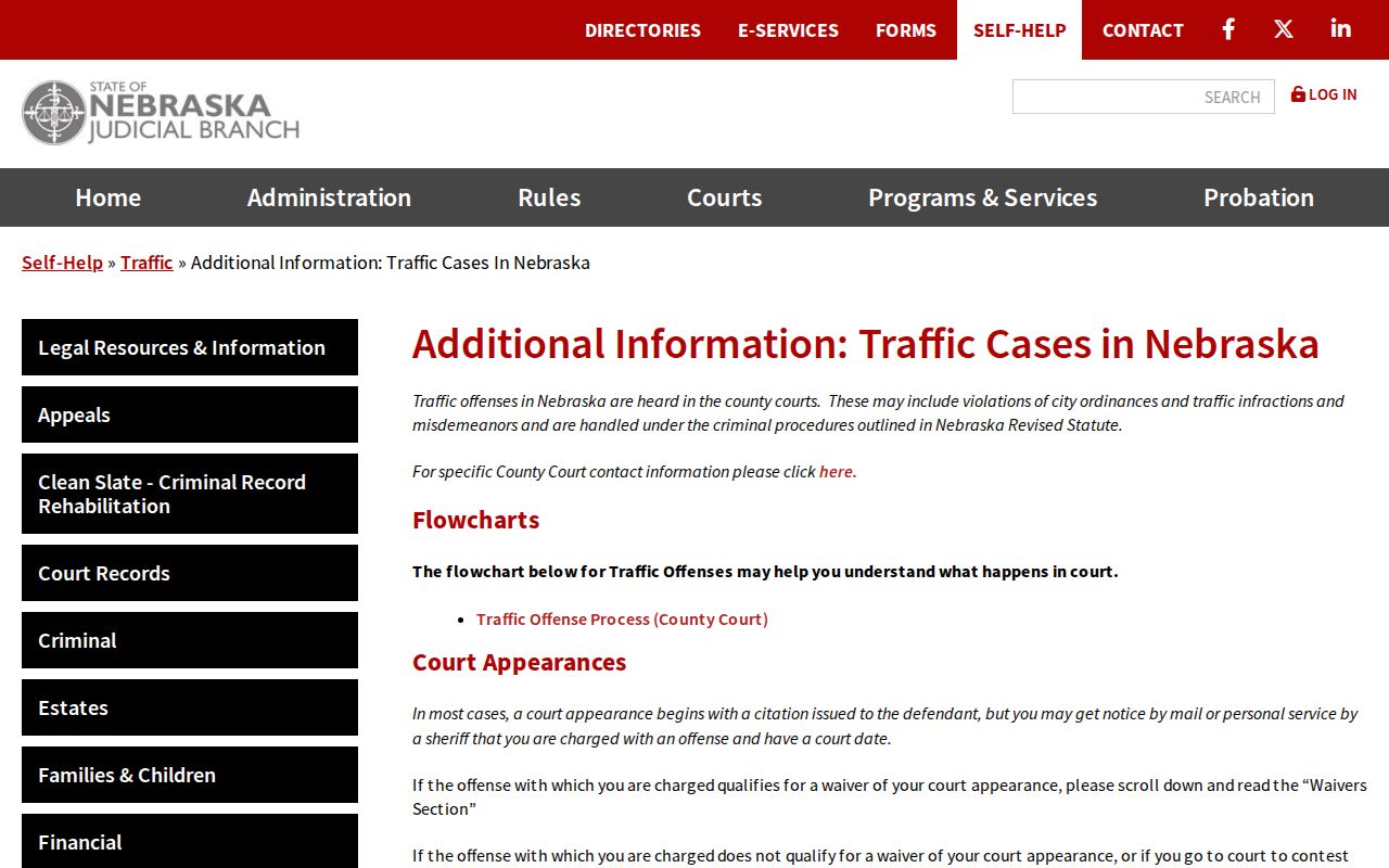 Boone County traffic court records Nebraska traffic source